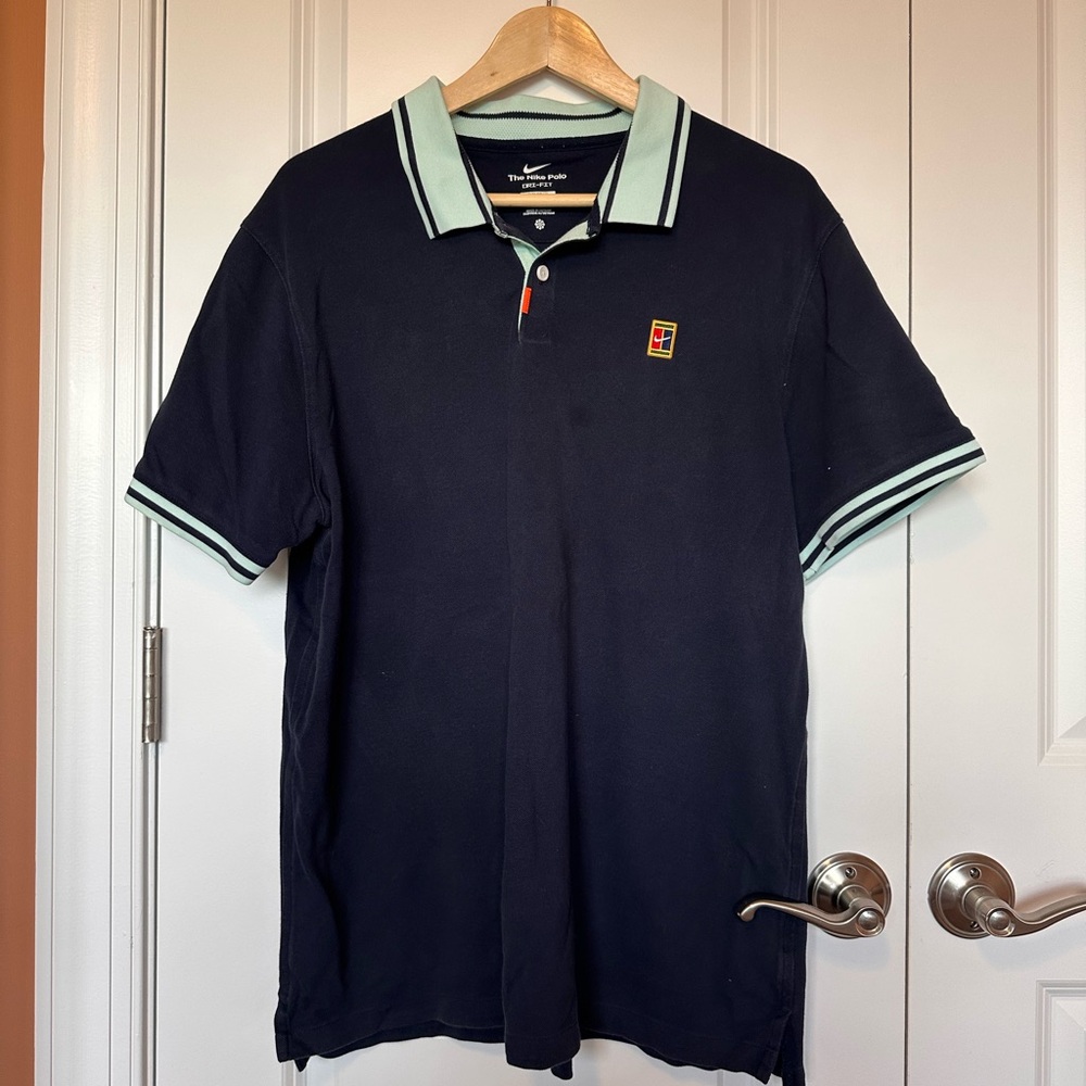 Nike Court Navy Polo Shirt, Men’s size XL